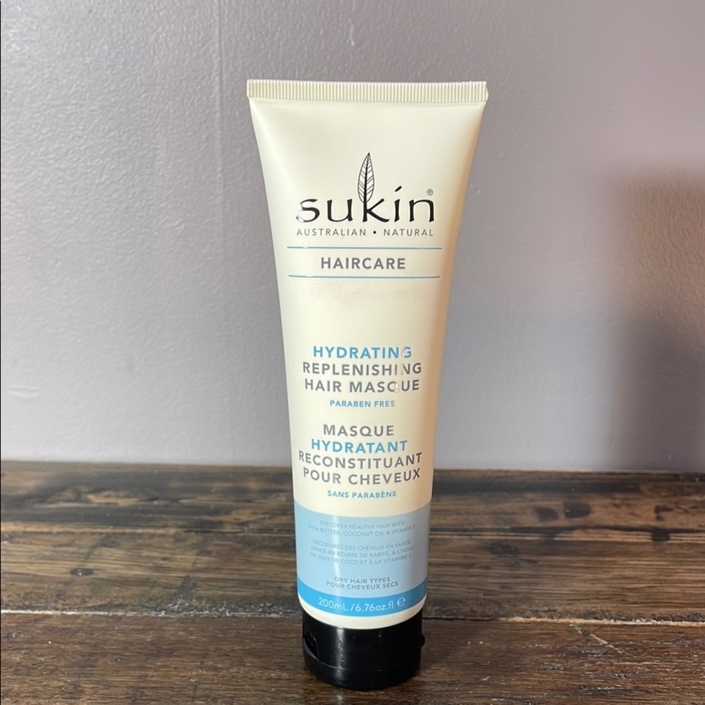 Sukin Australian natural hydrating replenishing hair masques - paraben free mask